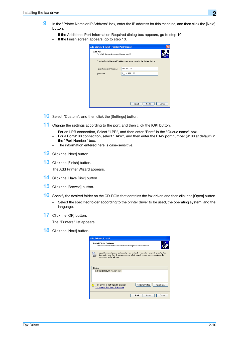 Konica Minolta bizhub 751 User Manual | Page 22 / 69