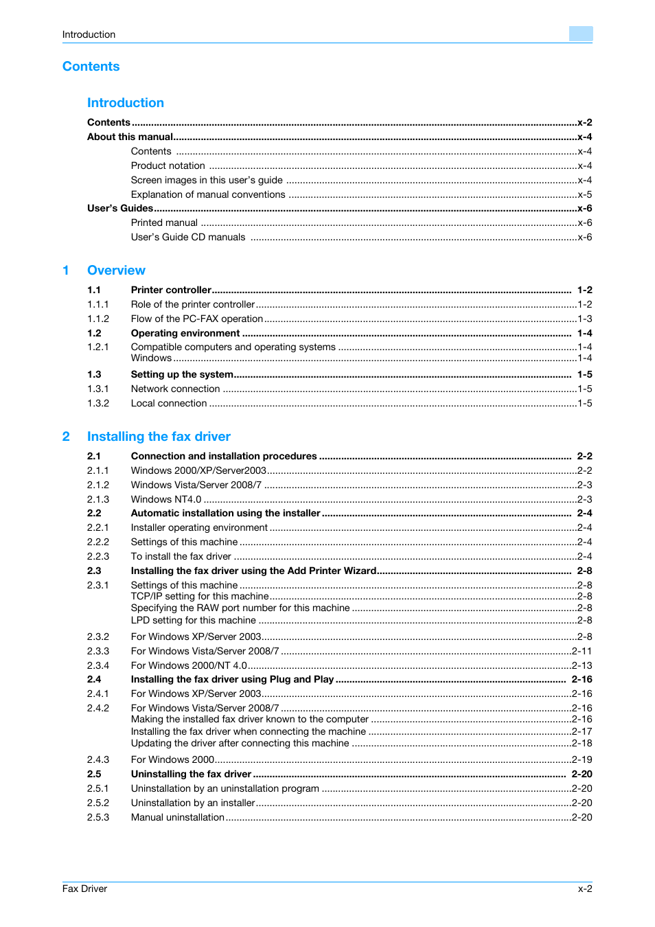 Konica Minolta bizhub 751 User Manual | Page 3 / 69