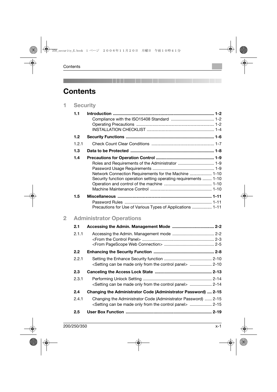 Konica Minolta bizhub 200 User Manual | Page 2 / 90