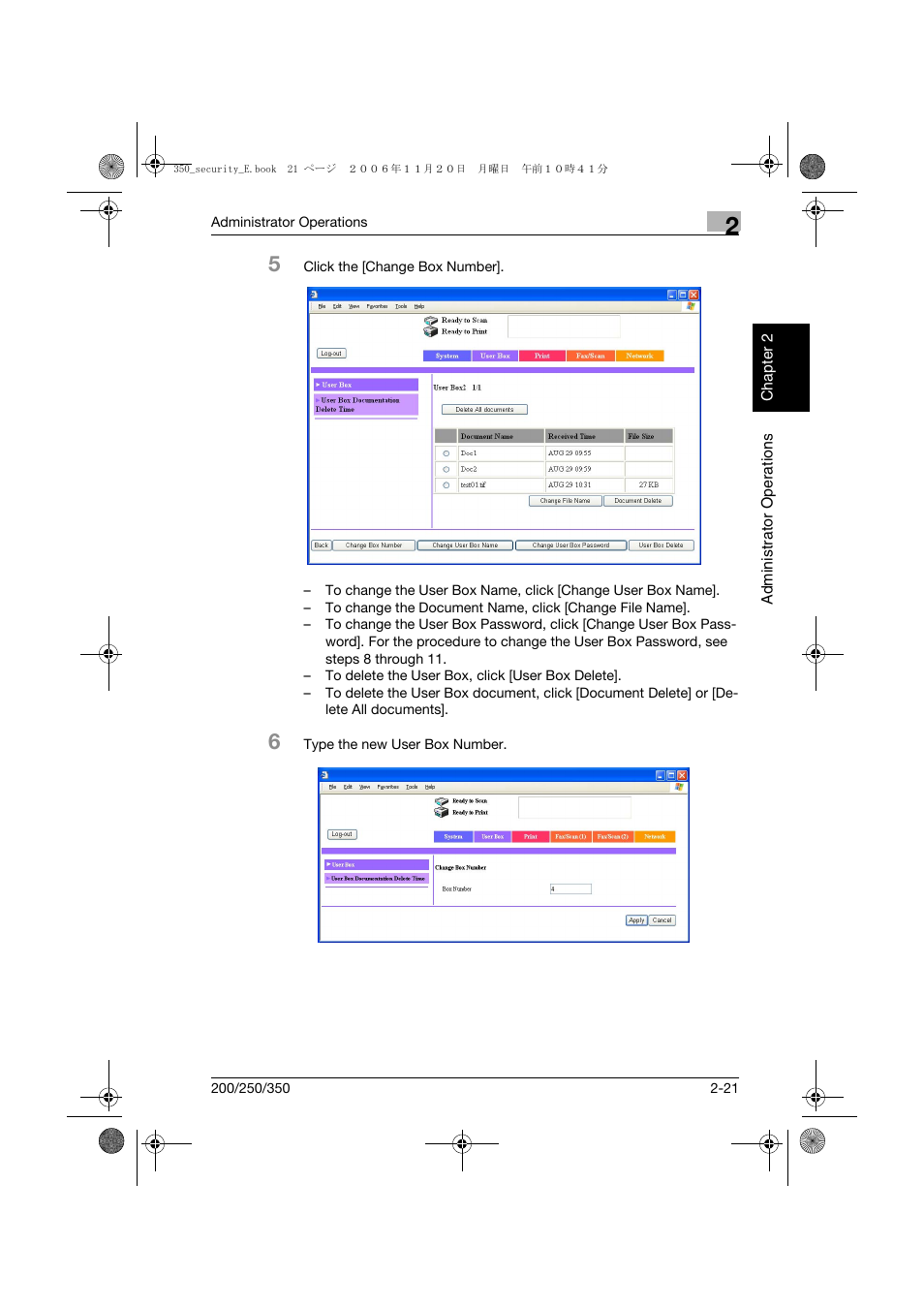 Konica Minolta bizhub 200 User Manual | Page 38 / 90