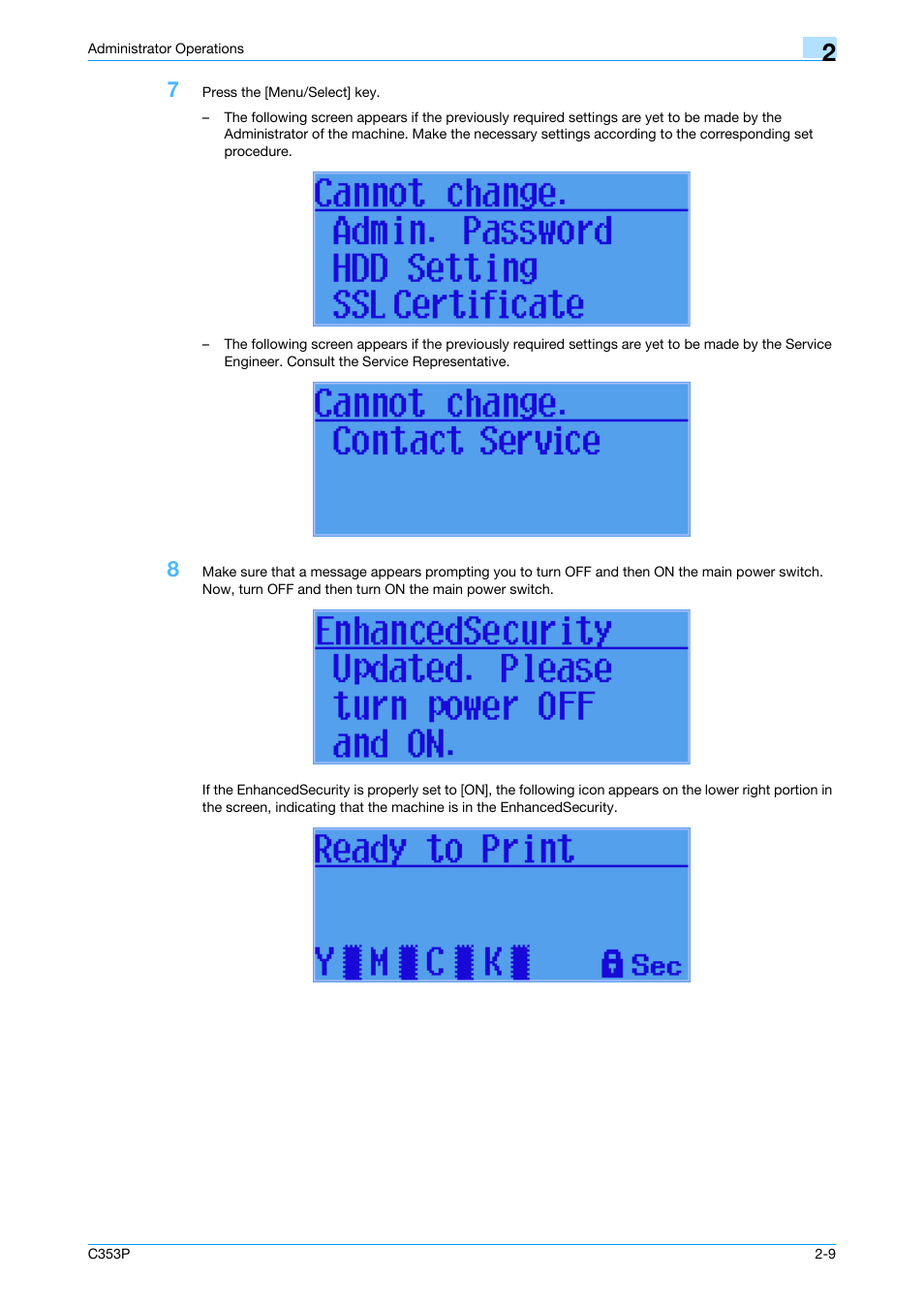 Konica Minolta bizhub C353P User Manual | Page 24 / 96