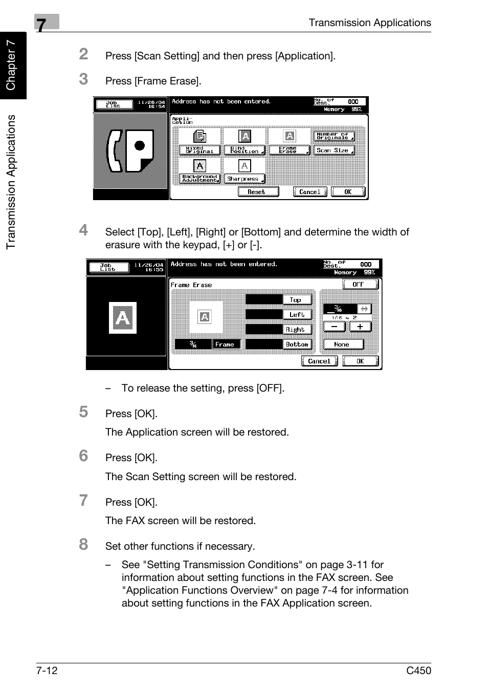 Konica Minolta FK-502 User Manual | Page 149 / 450