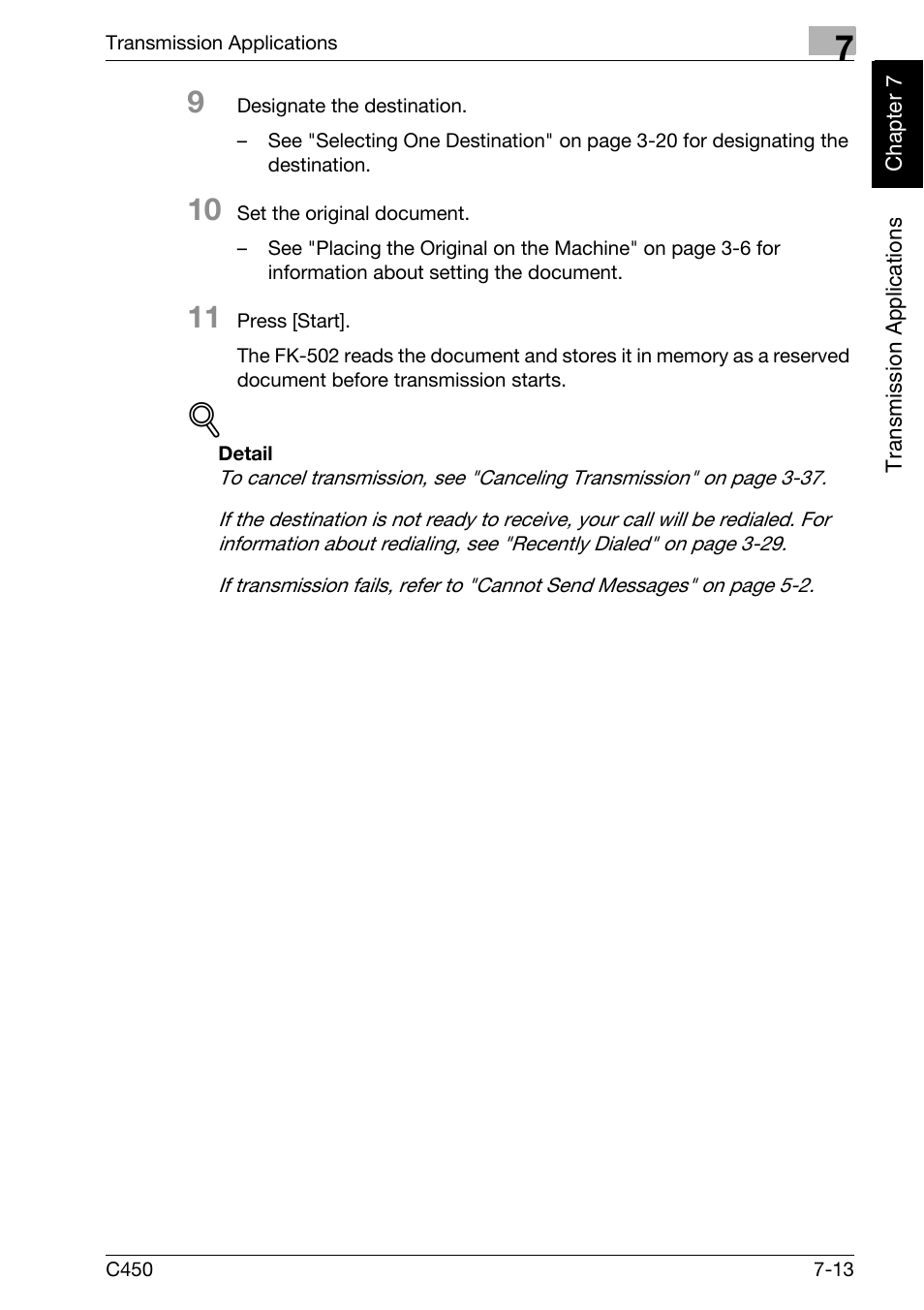Konica Minolta FK-502 User Manual | Page 150 / 450