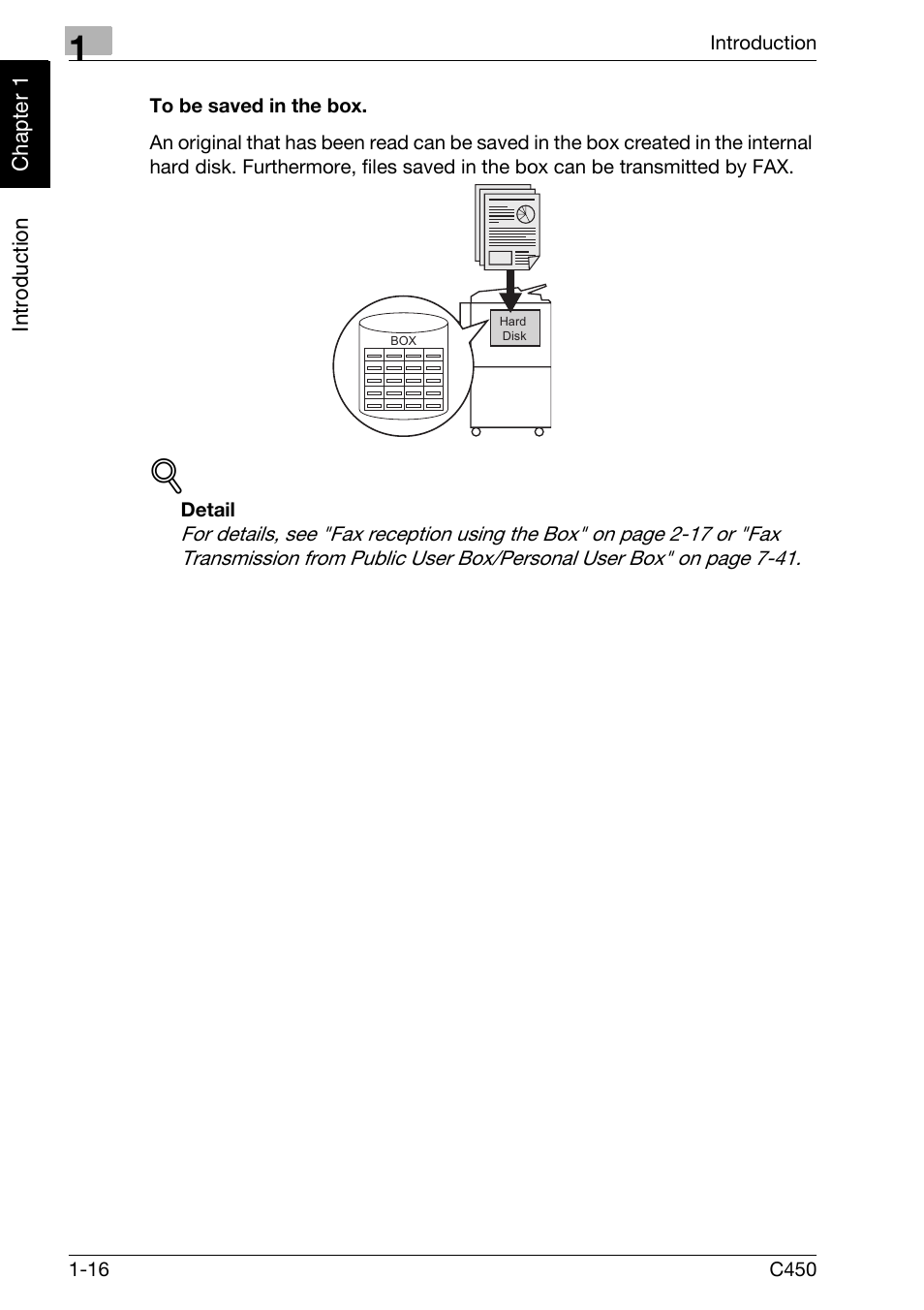 To be saved in the box | Konica Minolta FK-502 User Manual | Page 25 / 450