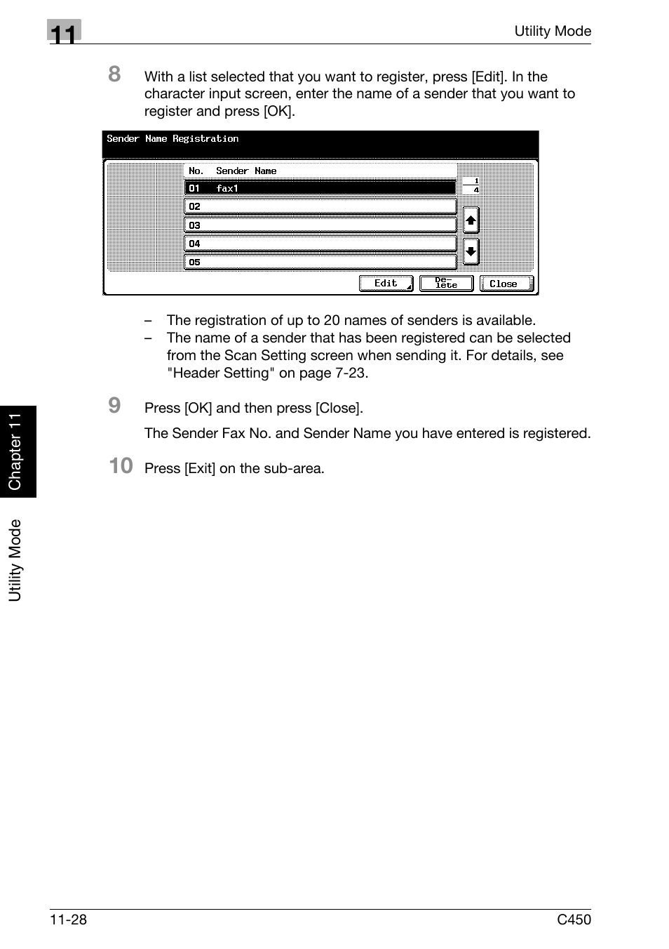 Konica Minolta FK-502 User Manual | Page 287 / 450
