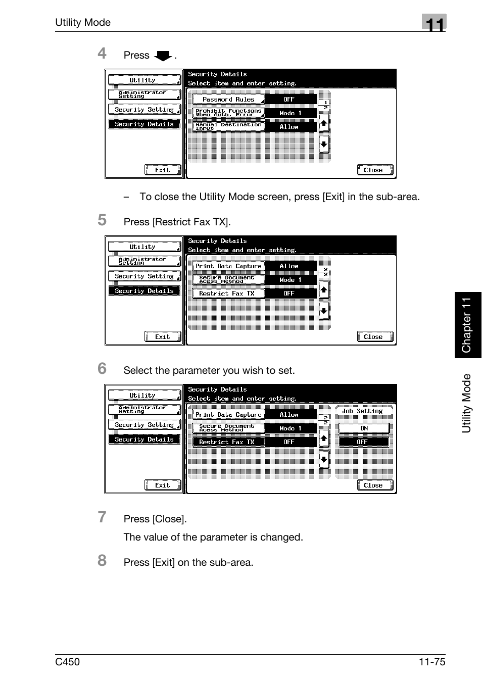 Konica Minolta FK-502 User Manual | Page 334 / 450