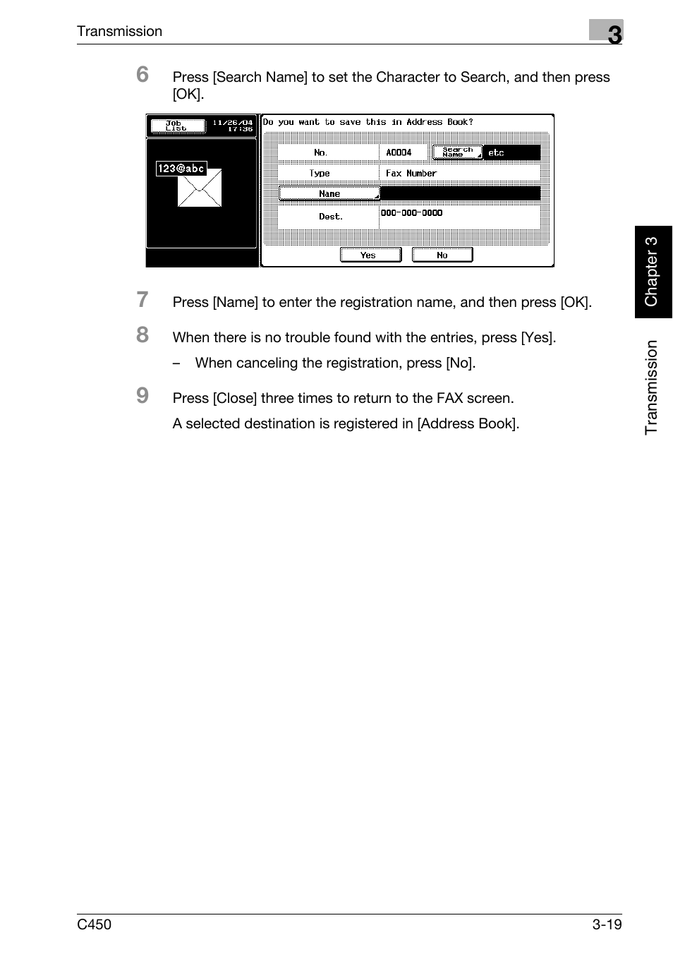 Konica Minolta FK-502 User Manual | Page 74 / 450