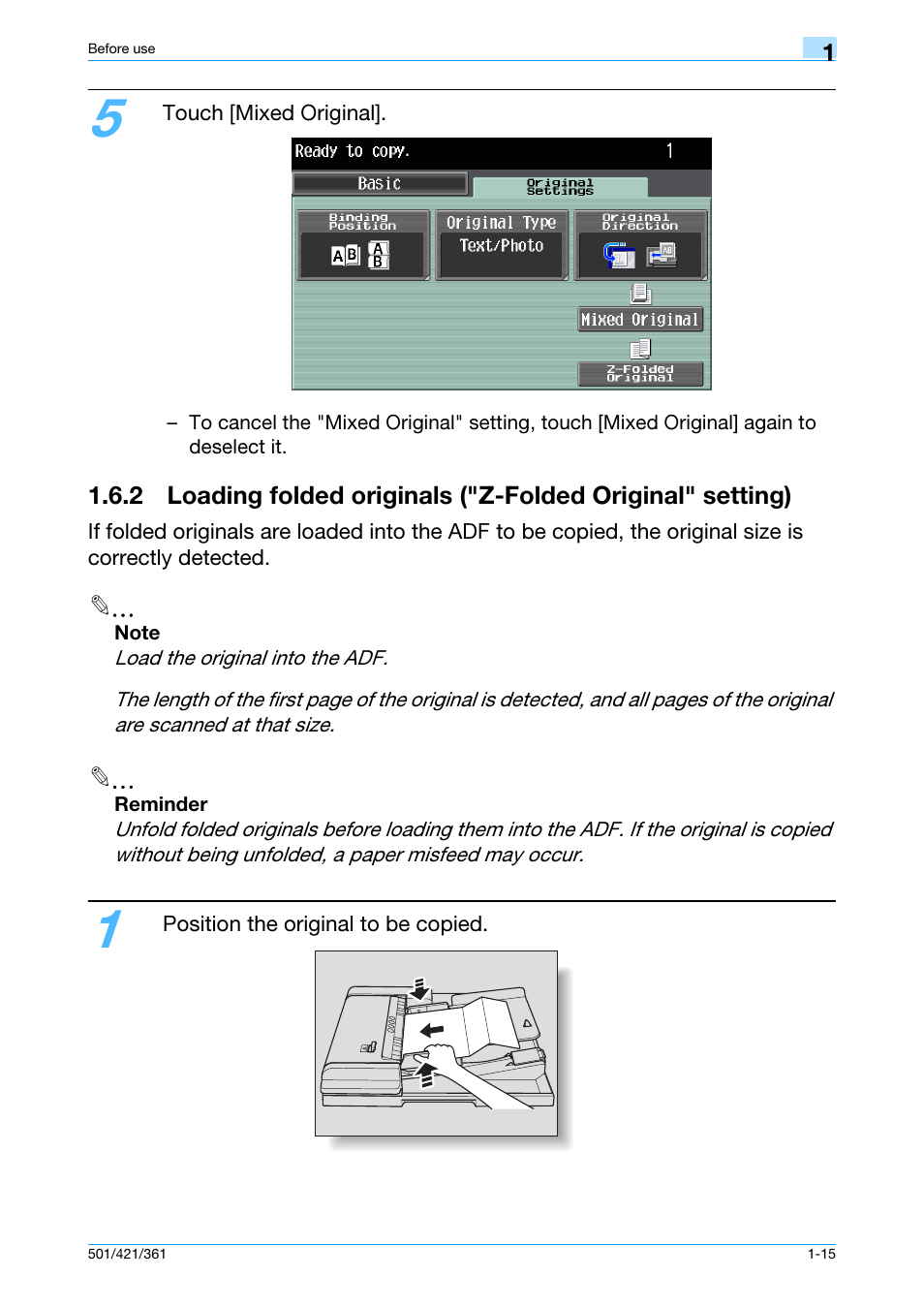 Konica Minolta bizhub 421 User Manual | Page 21 / 103