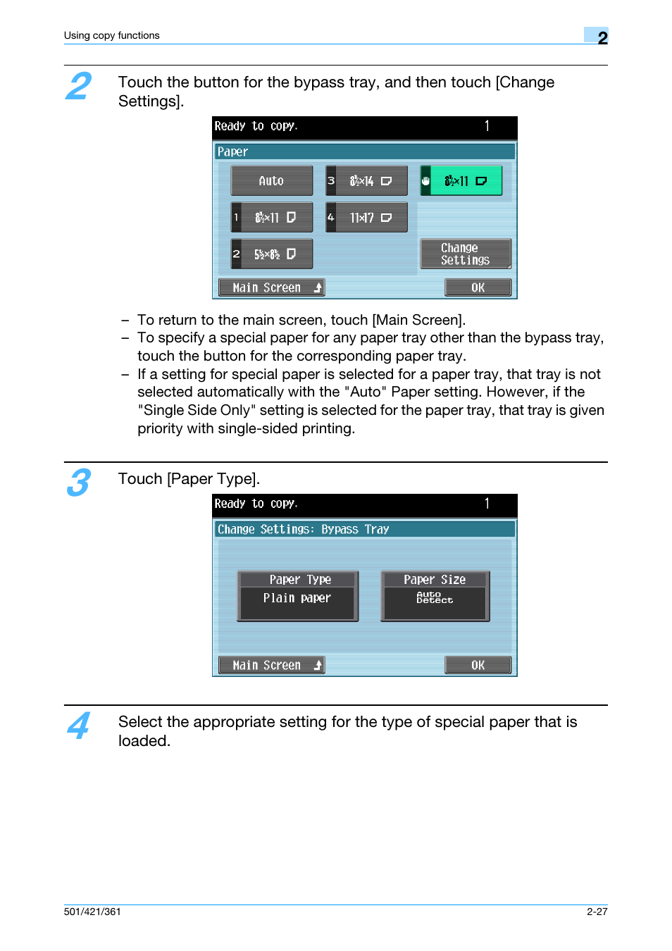 Konica Minolta bizhub 421 User Manual | Page 54 / 103