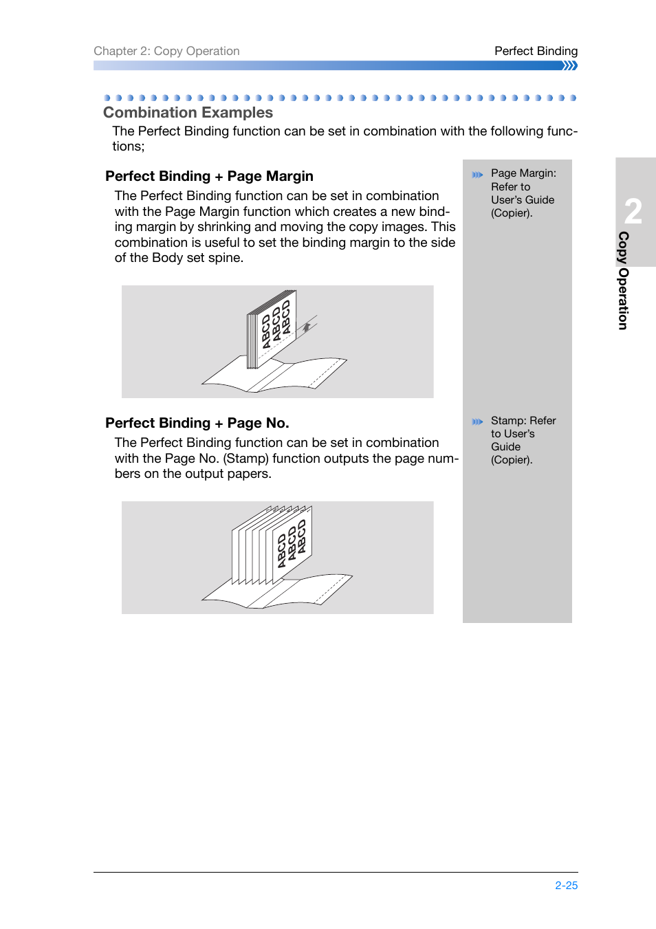 Combination examples, Combination examples -25 | Konica Minolta bizhub PRO 1200 User Manual | Page 59 / 134