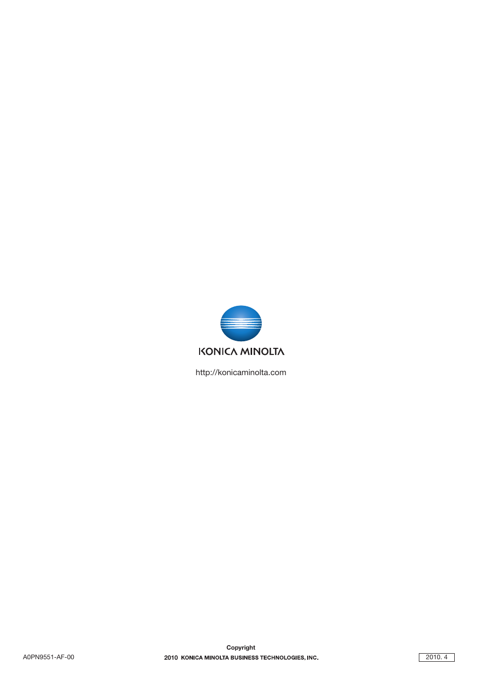 Konica Minolta bizhub 751 User Manual | Page 84 / 84