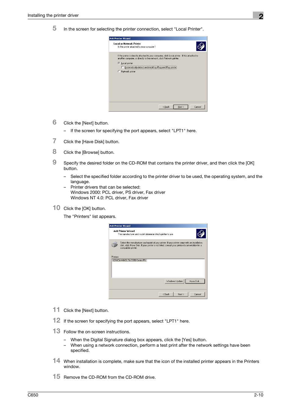 Konica Minolta bizhub C650 User Manual | Page 39 / 303