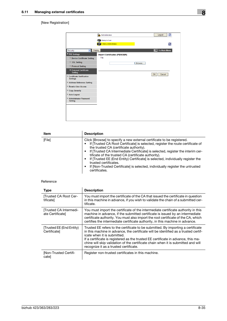 Konica Minolta BIZHUB 223 User Manual | Page 175 / 371
