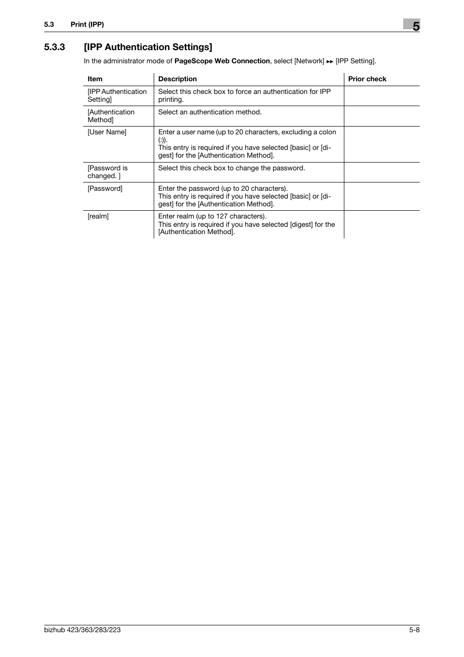 3 [ipp authentication settings, Ipp authentication settings] -8, Ipp authentication set | Tings | Konica Minolta BIZHUB 223 User Manual | Page 80 / 371