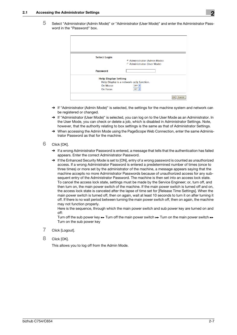 Konica Minolta bizhub C754 User Manual | Page 23 / 195