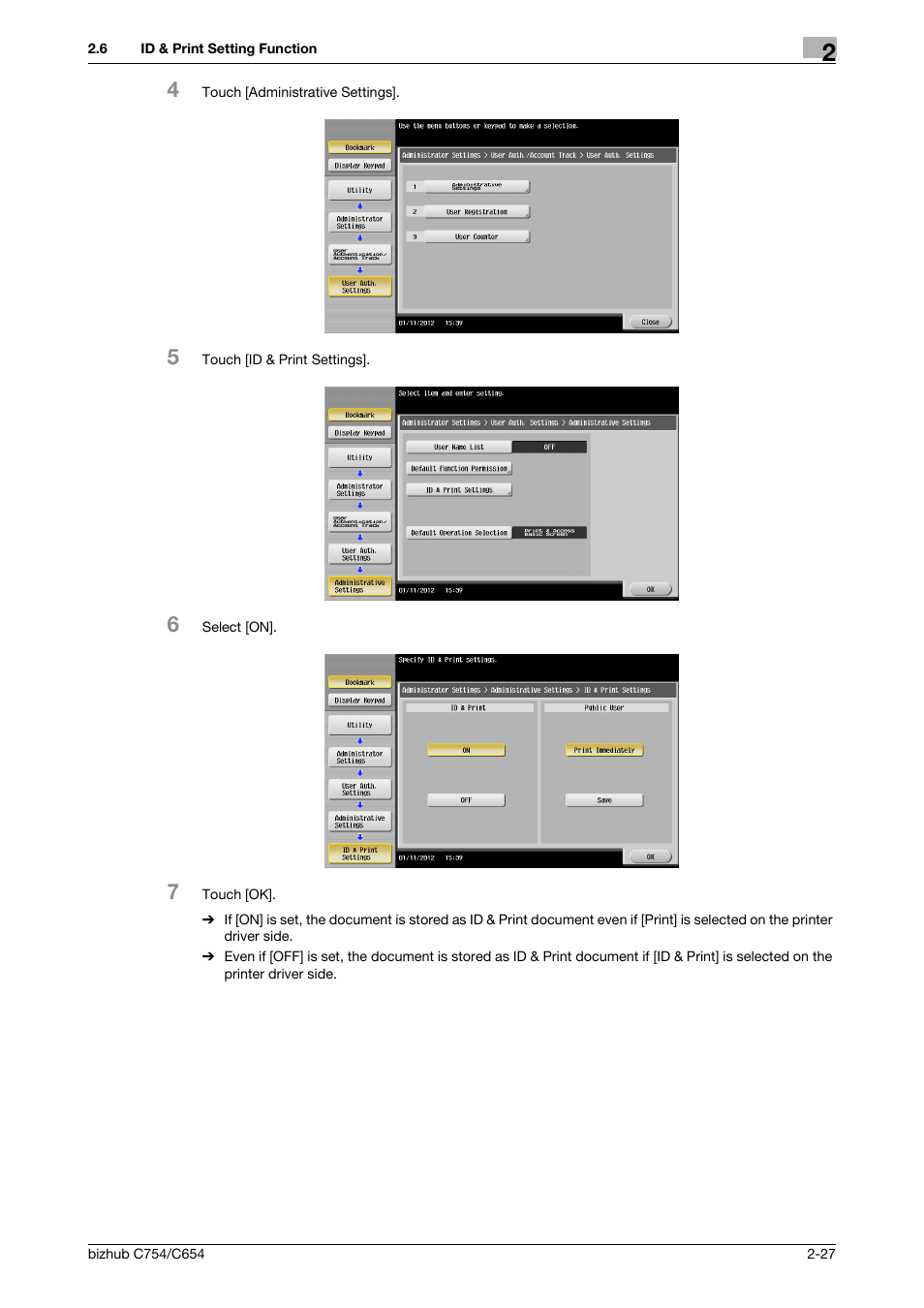 Konica Minolta bizhub C754 User Manual | Page 43 / 195