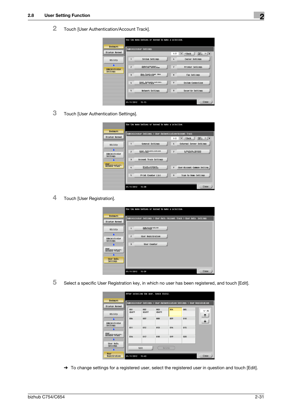 Konica Minolta bizhub C754 User Manual | Page 47 / 195