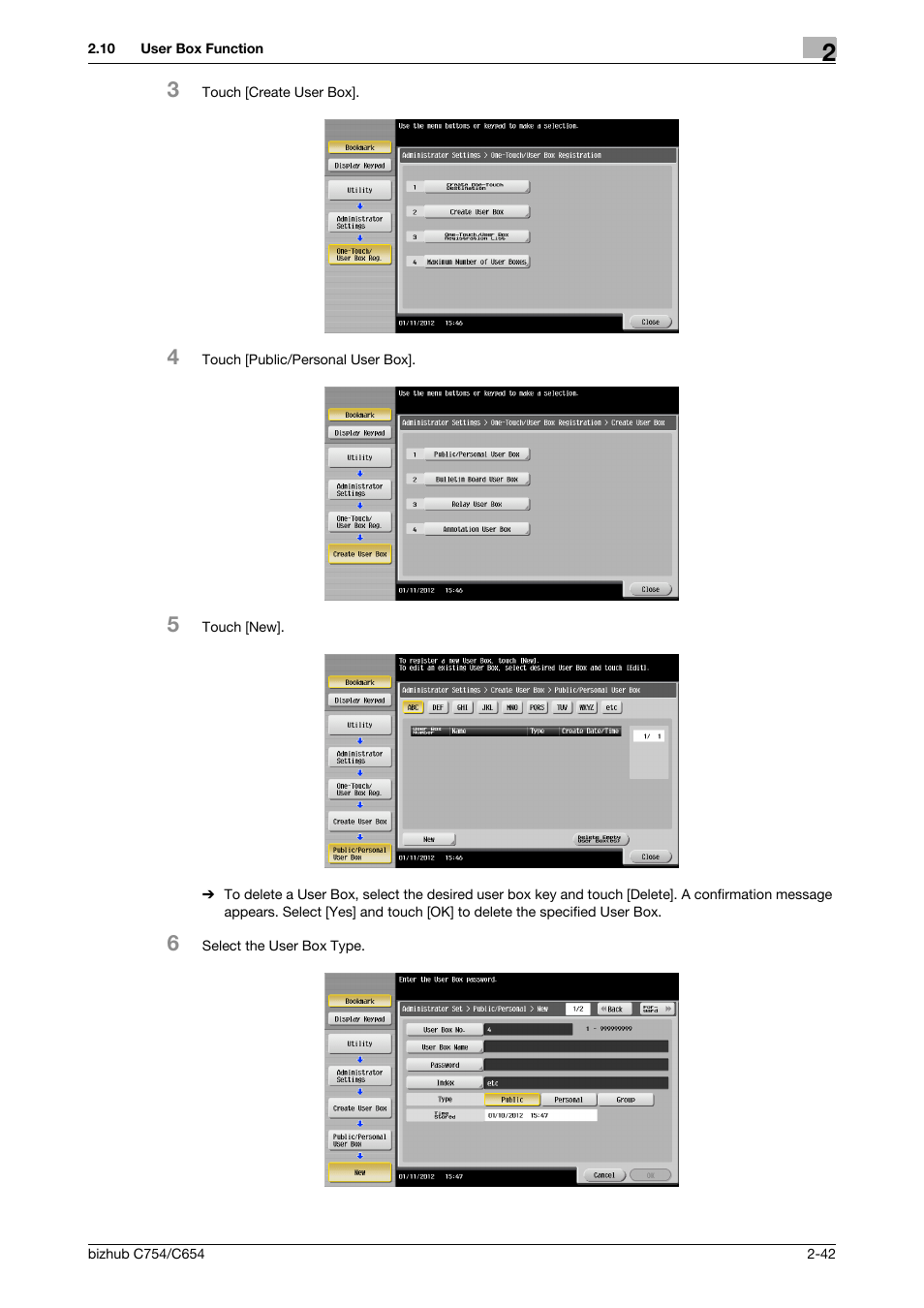 Konica Minolta bizhub C754 User Manual | Page 58 / 195