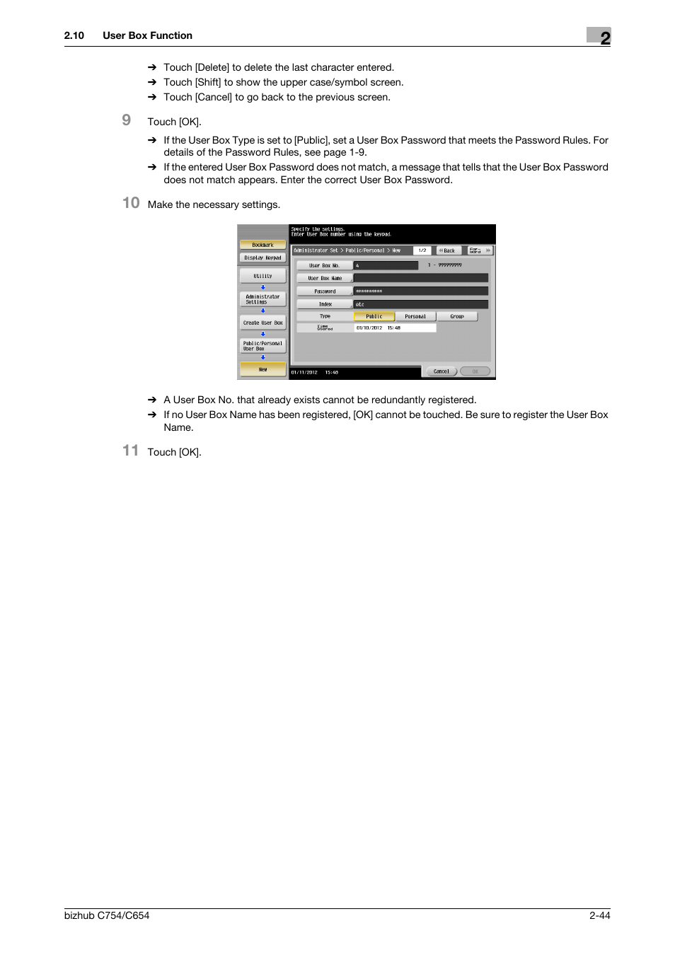 Konica Minolta bizhub C754 User Manual | Page 60 / 195