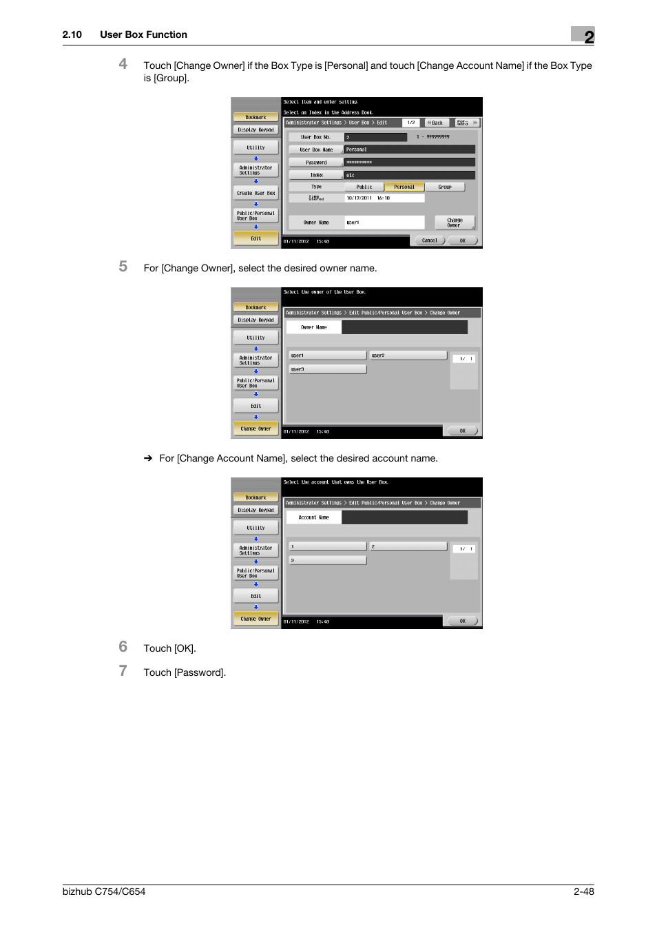 Konica Minolta bizhub C754 User Manual | Page 64 / 195