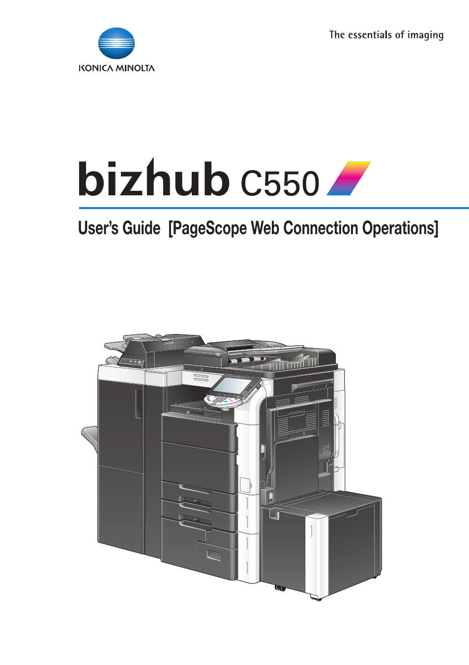 Konica Minolta bizhub C550 User Manual | 243 pages