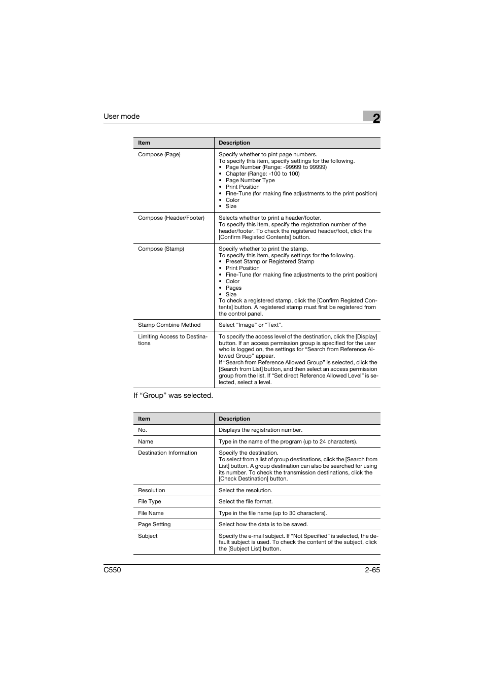 Konica Minolta bizhub C550 User Manual | Page 100 / 243