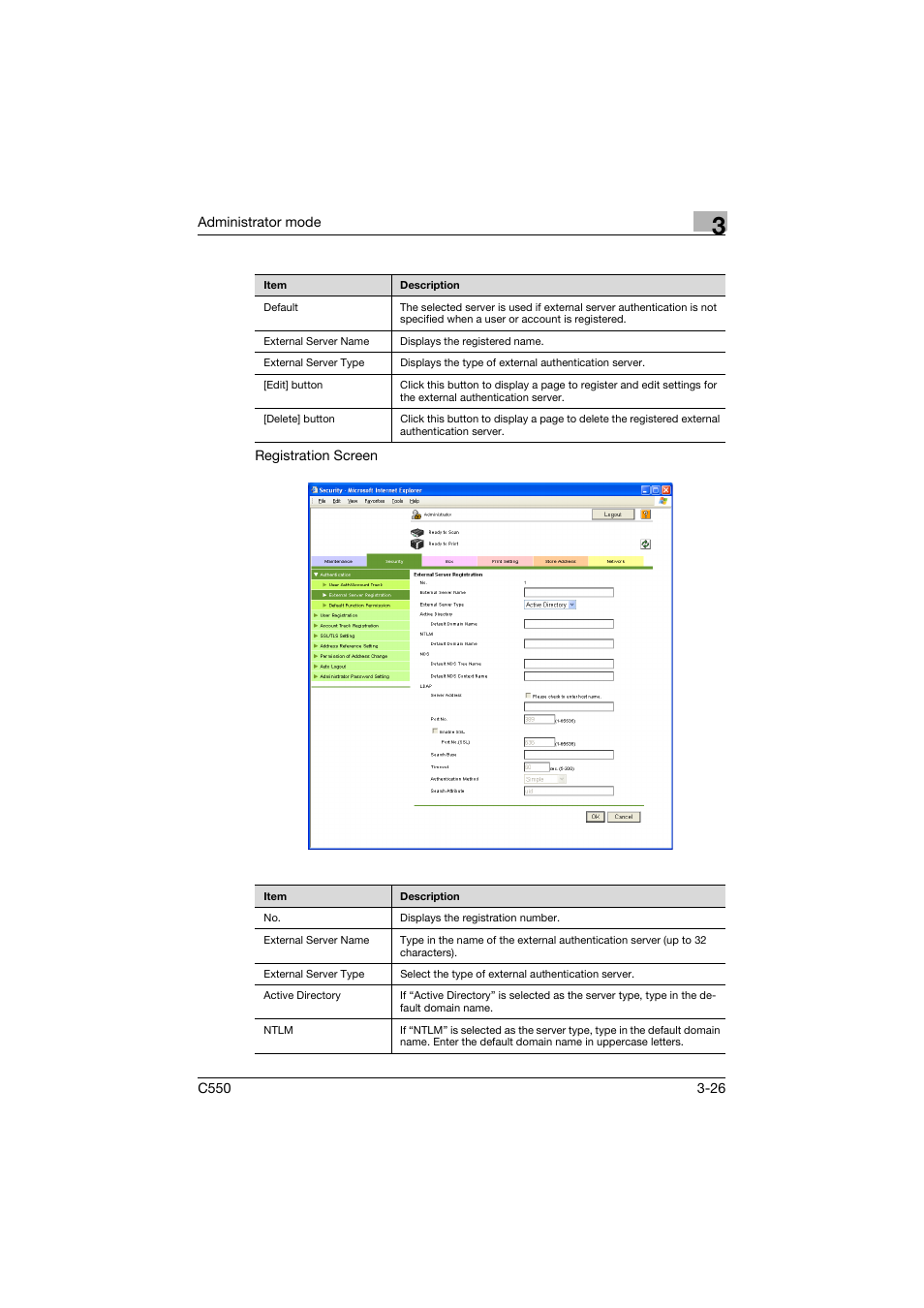 Konica Minolta bizhub C550 User Manual | Page 133 / 243