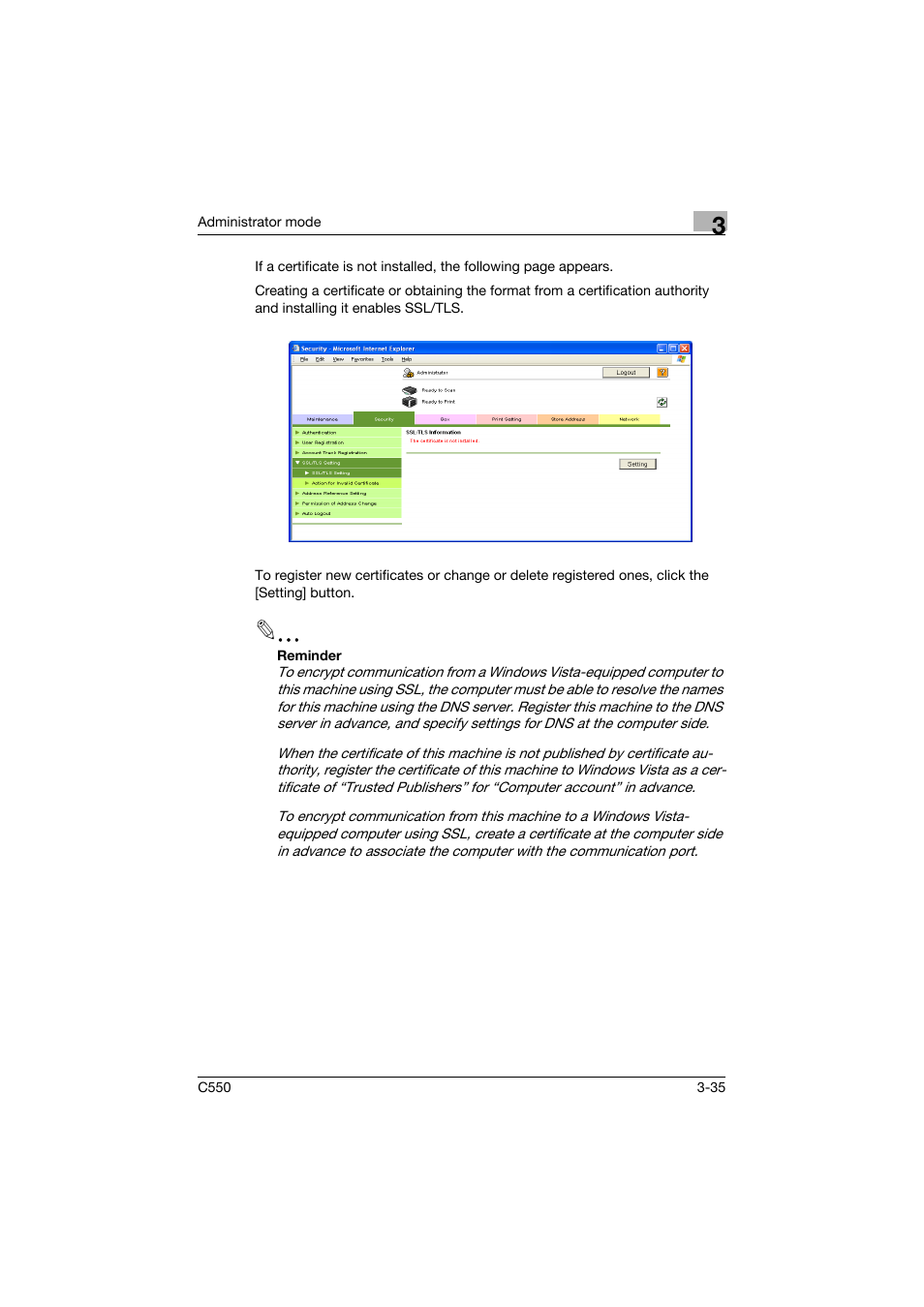 Konica Minolta bizhub C550 User Manual | Page 142 / 243