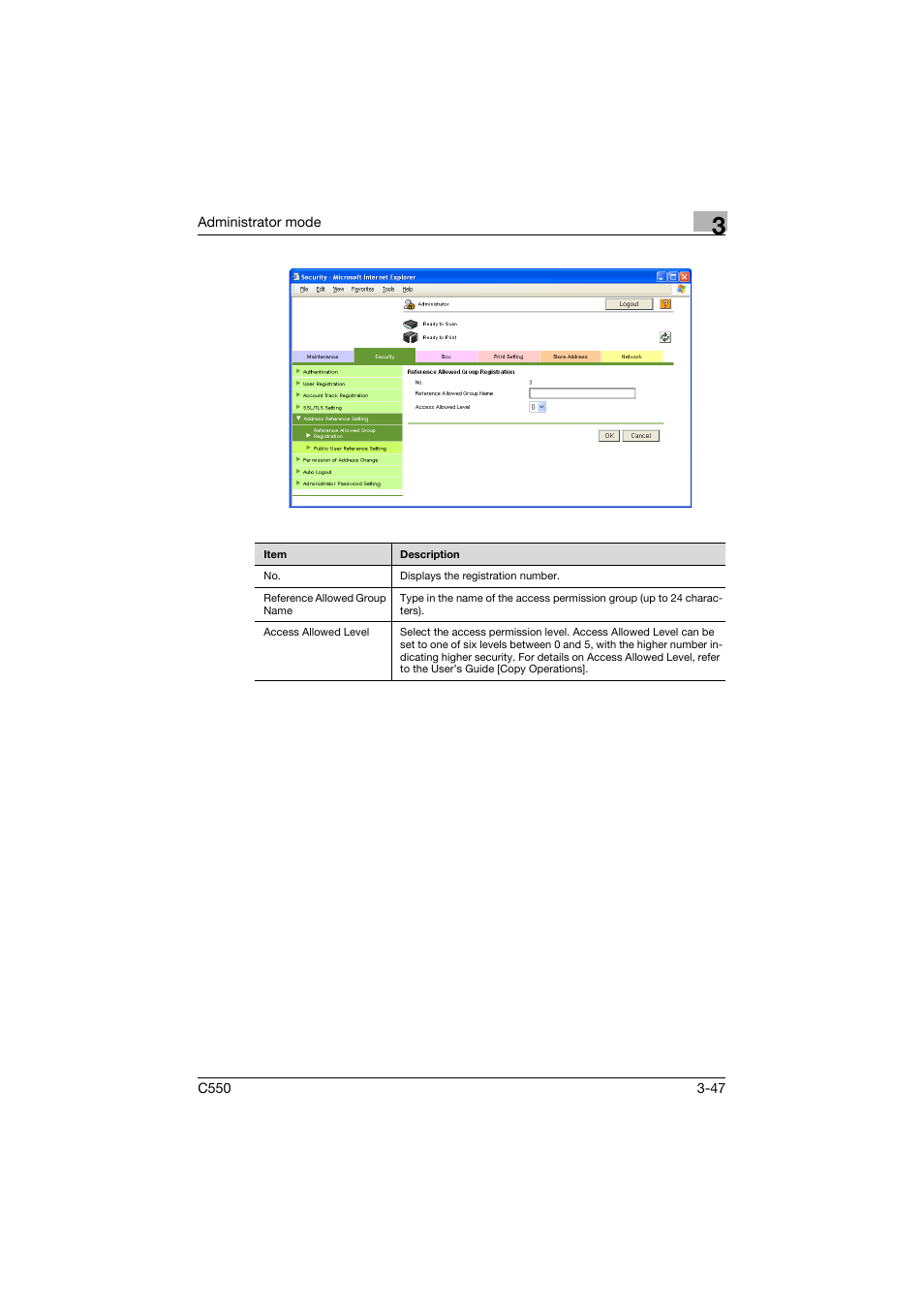 Konica Minolta bizhub C550 User Manual | Page 154 / 243