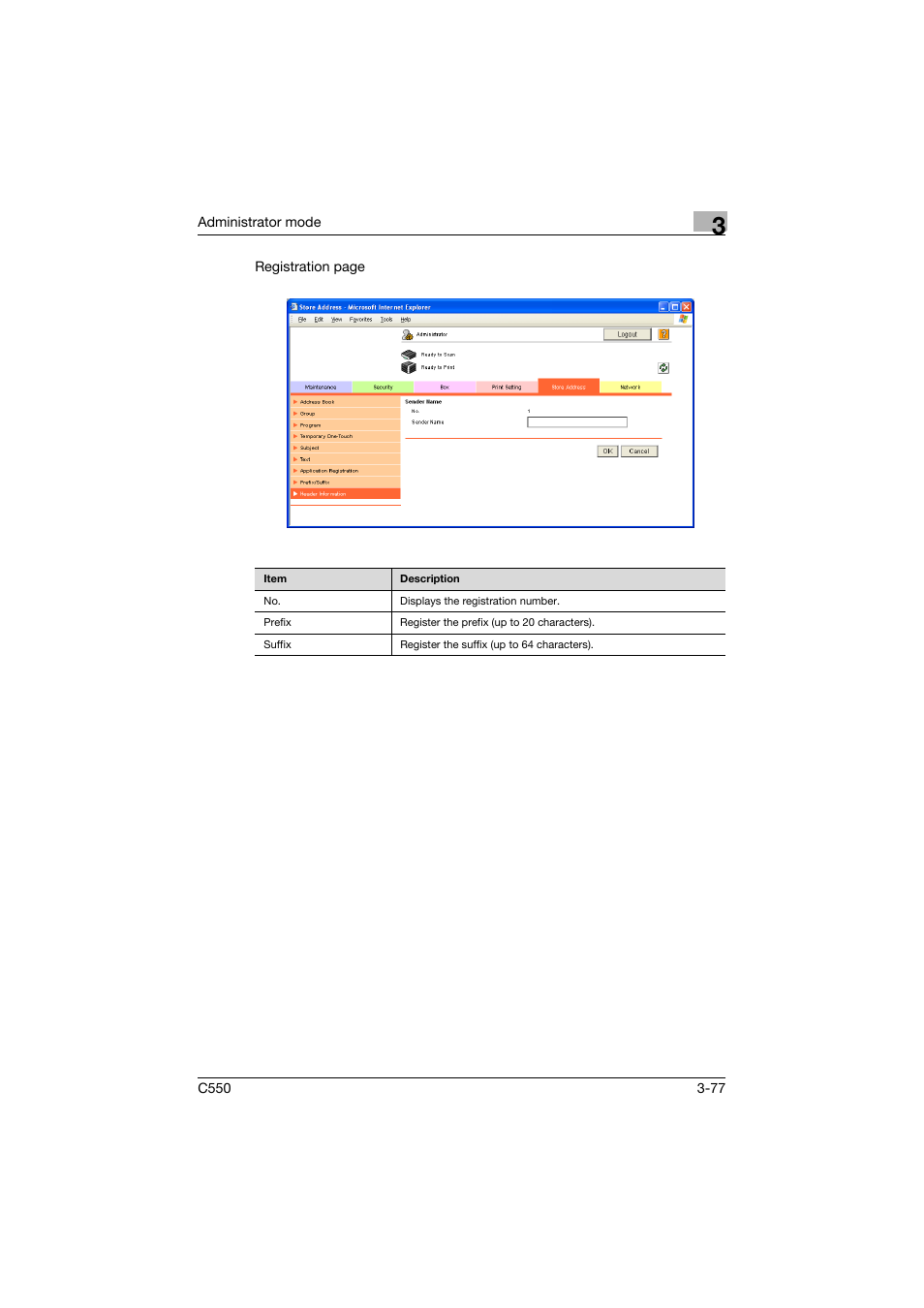 Konica Minolta bizhub C550 User Manual | Page 184 / 243