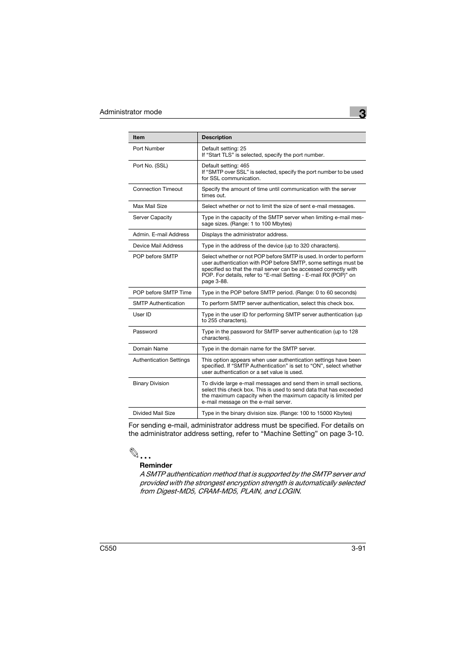 Konica Minolta bizhub C550 User Manual | Page 198 / 243