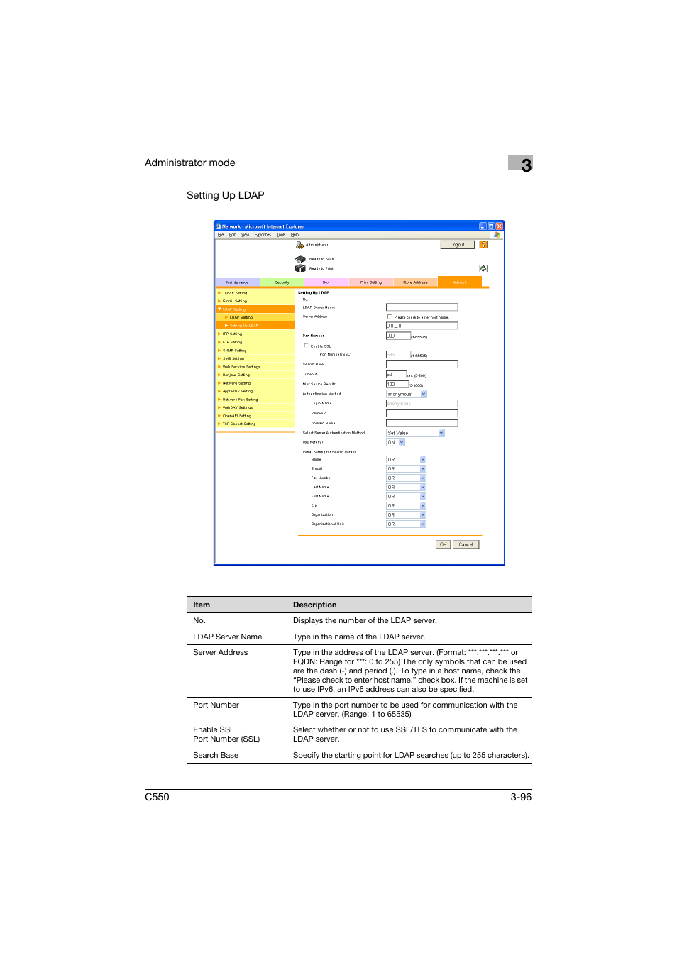Konica Minolta bizhub C550 User Manual | Page 203 / 243