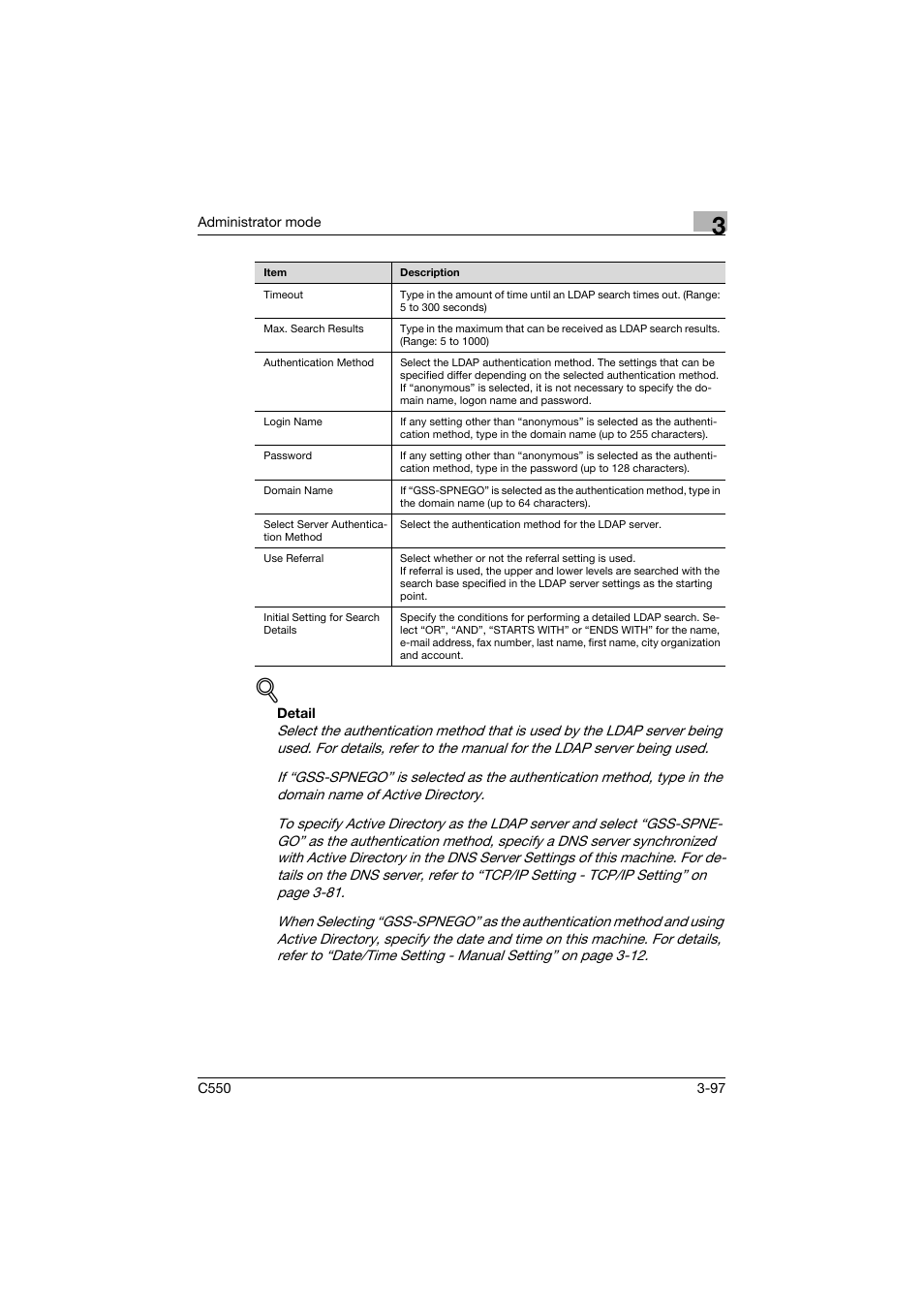 Konica Minolta bizhub C550 User Manual | Page 204 / 243