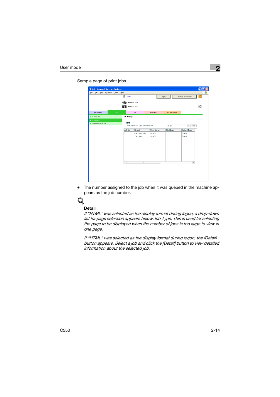 Konica Minolta bizhub C550 User Manual | Page 49 / 243