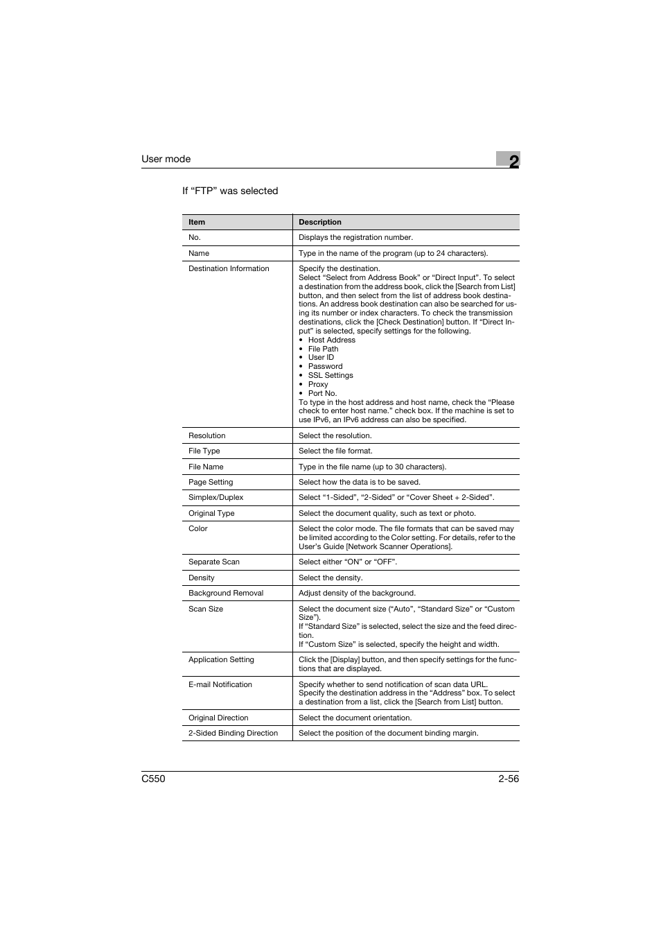 Konica Minolta bizhub C550 User Manual | Page 91 / 243