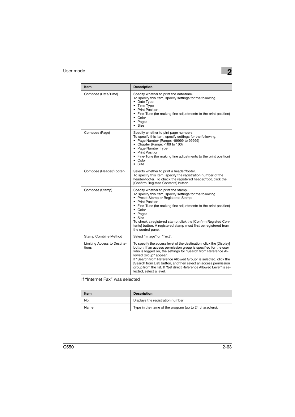 Konica Minolta bizhub C550 User Manual | Page 98 / 243