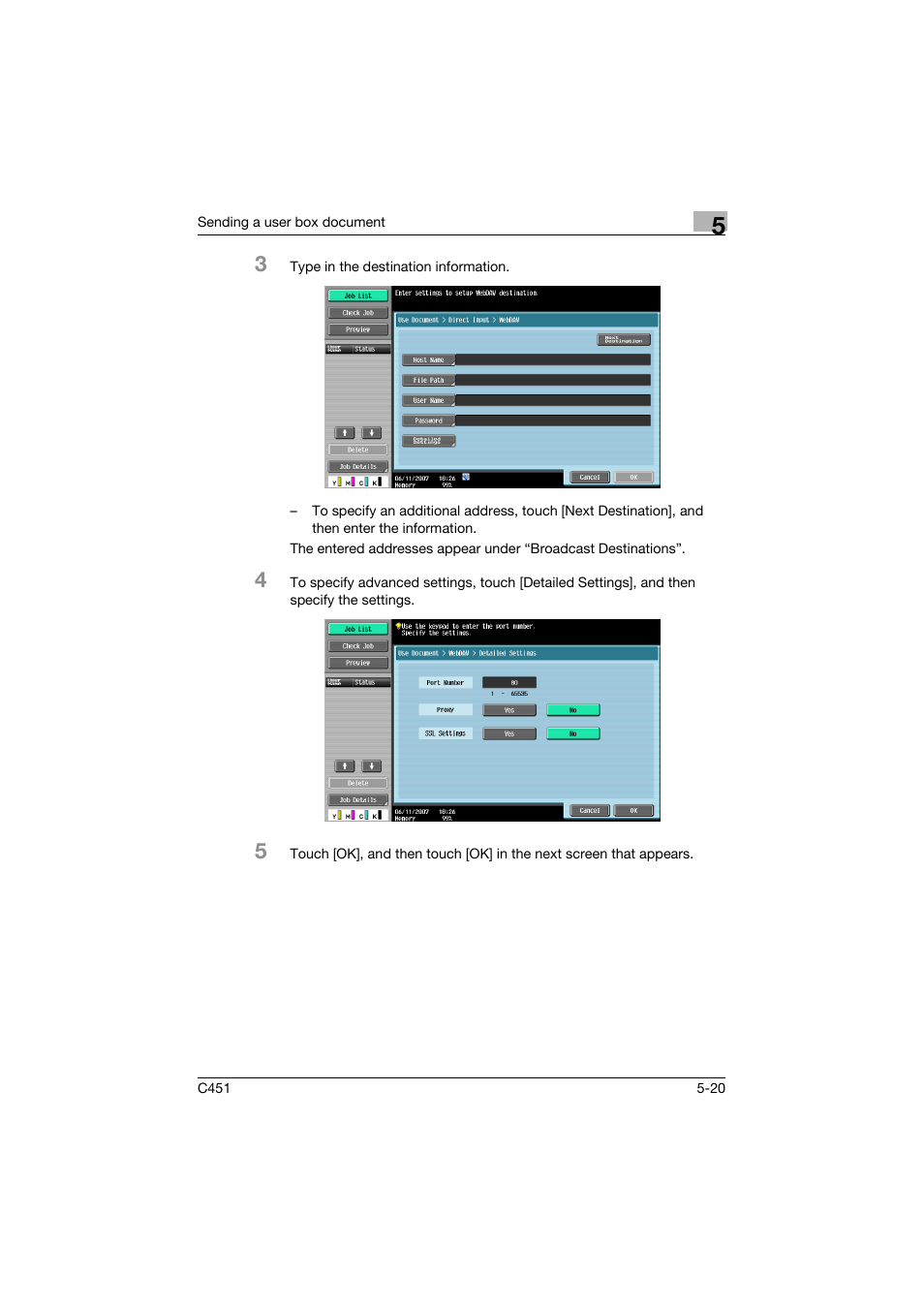 Konica Minolta bizhub C451 User Manual | Page 222 / 354