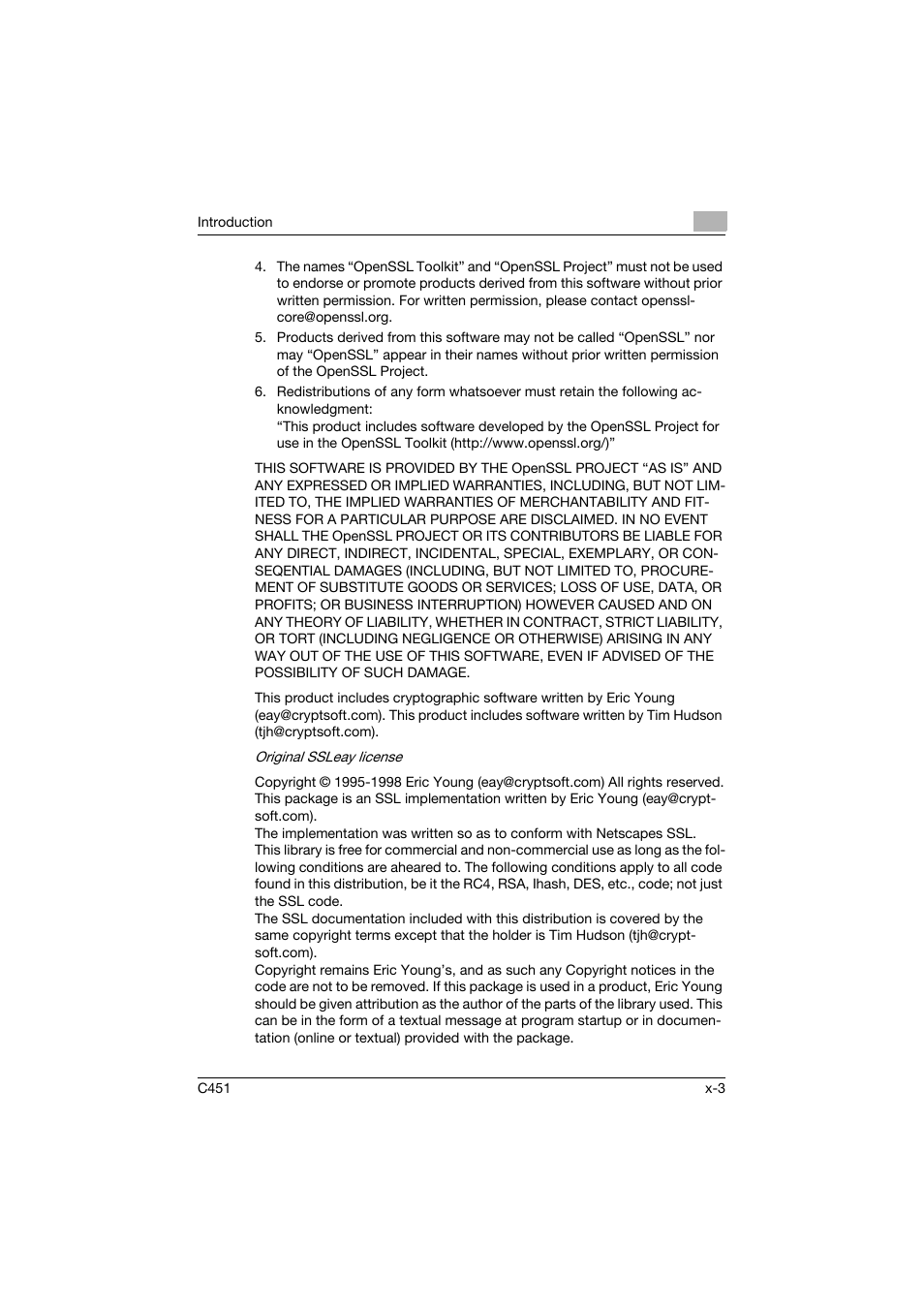 Konica Minolta bizhub C451 User Manual | Page 4 / 354