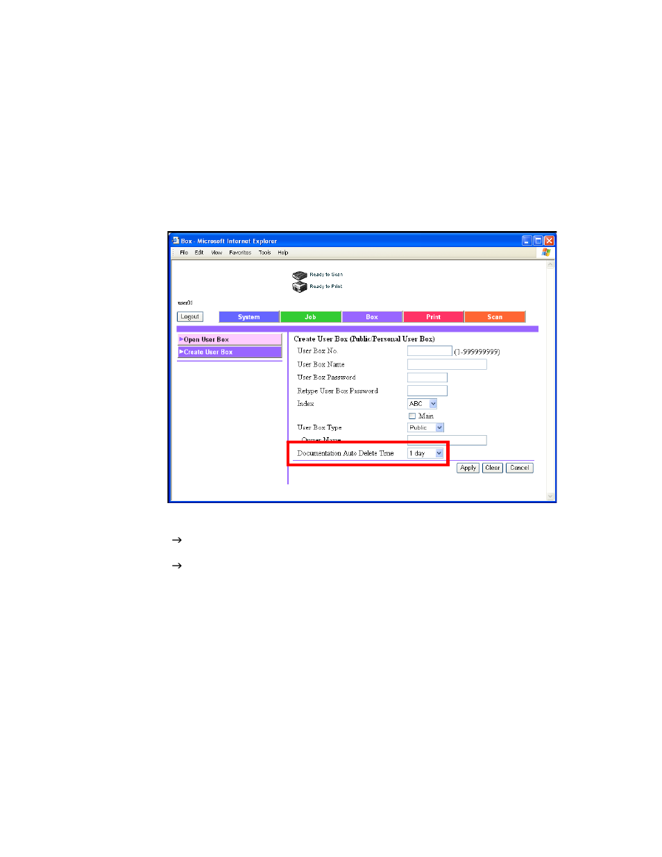 5 bizhub mfp box data deletion | Konica Minolta bizhub 420 User Manual | Page 16 / 28