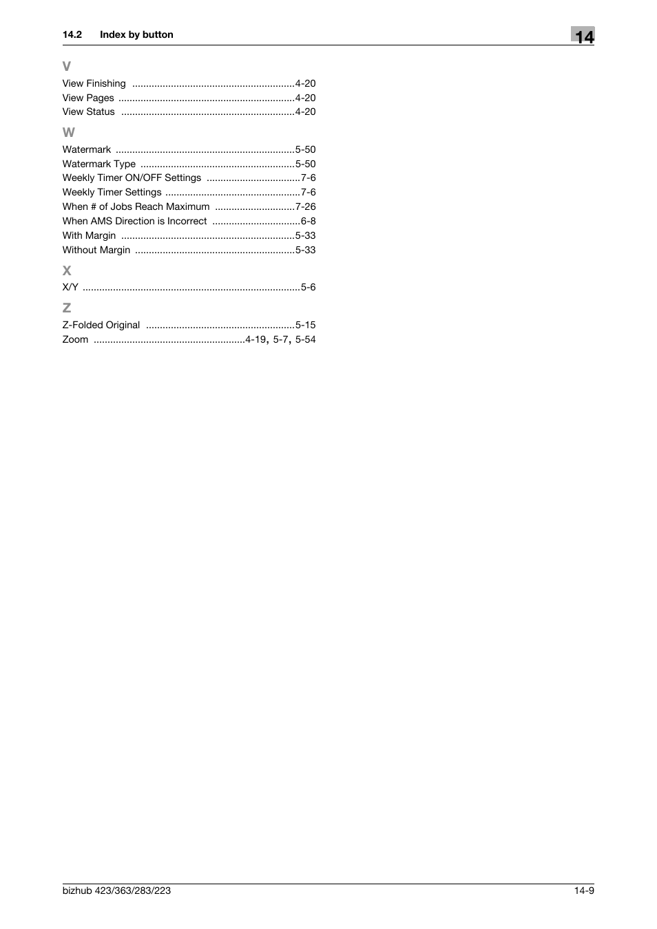 Konica Minolta BIZHUB 223 User Manual | Page 265 / 266