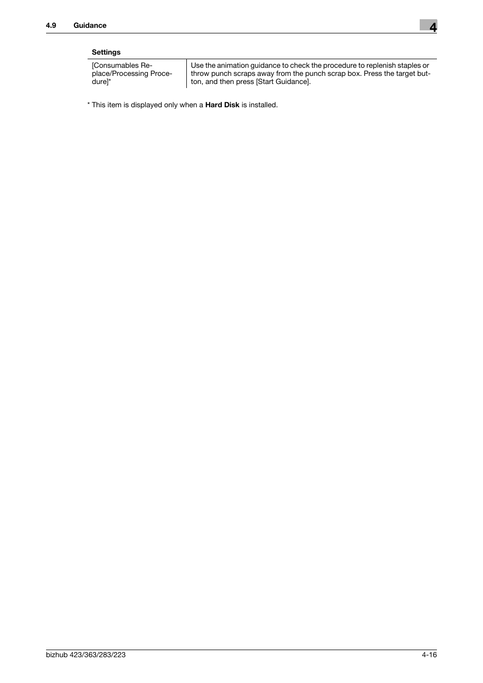 Konica Minolta BIZHUB 223 User Manual | Page 52 / 266