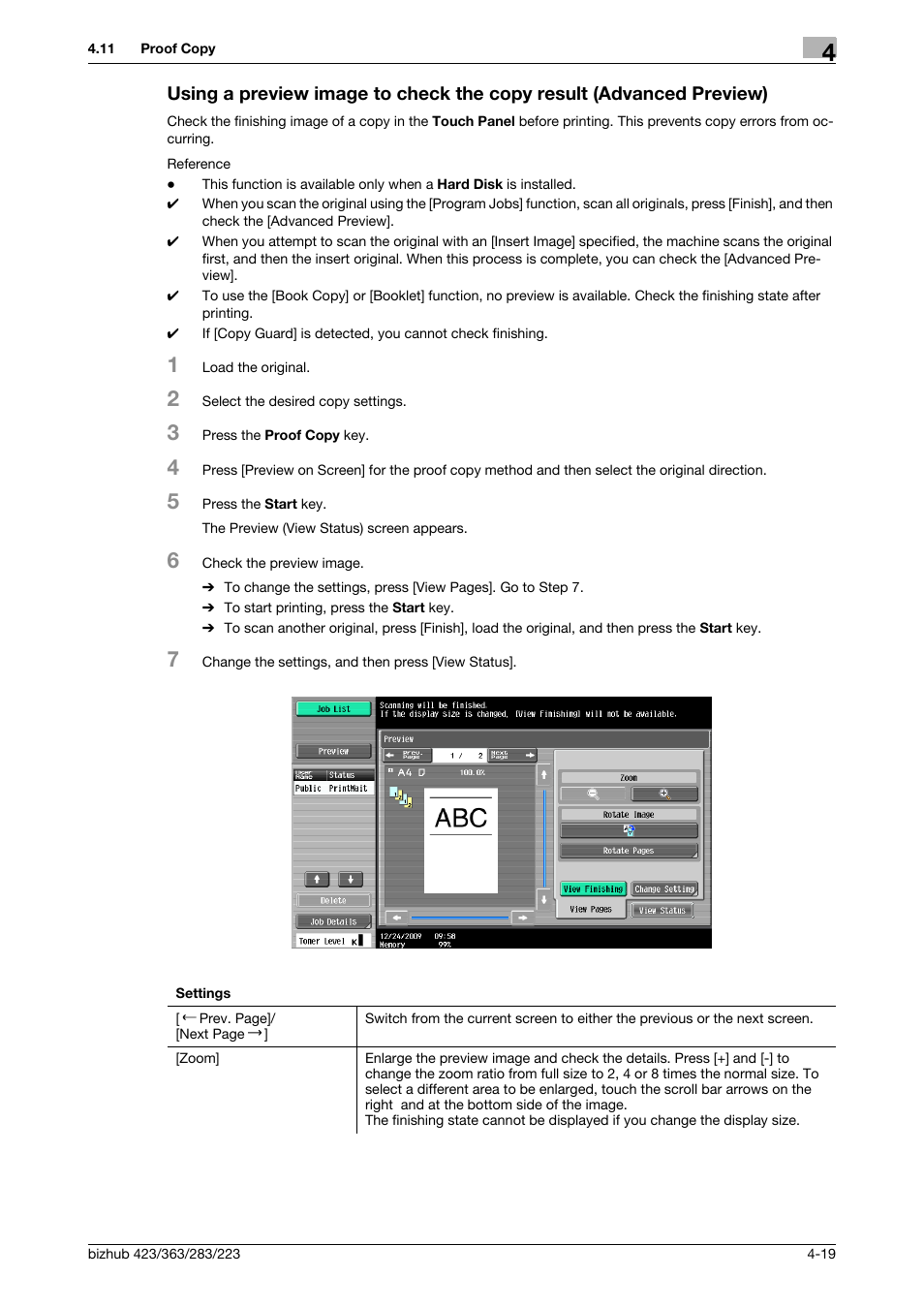 Konica Minolta BIZHUB 223 User Manual | Page 55 / 266