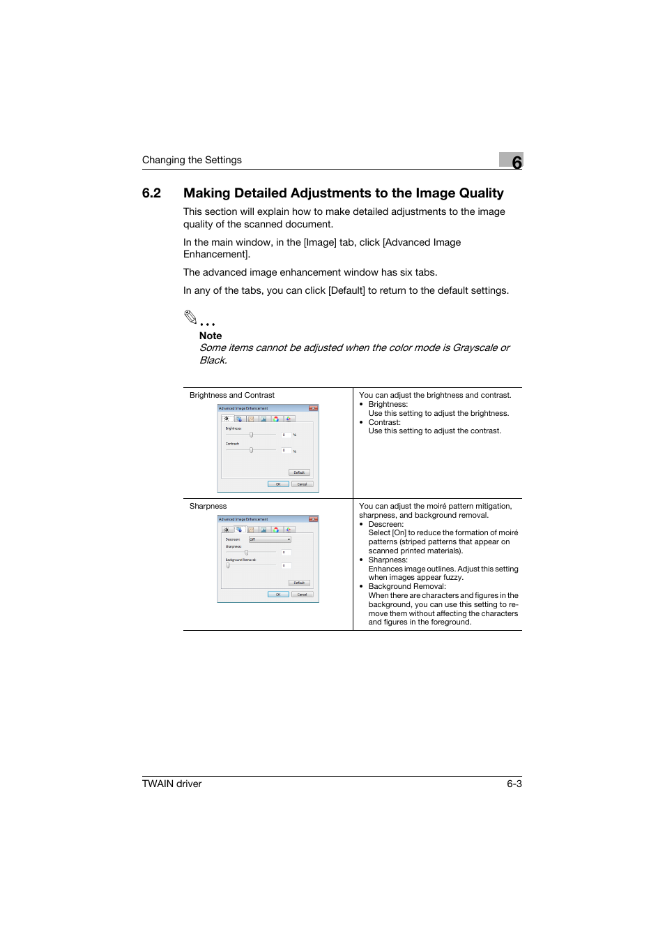 2 making detailed adjustments to the image quality | Konica Minolta bizhub C754 User Manual | Page 28 / 50