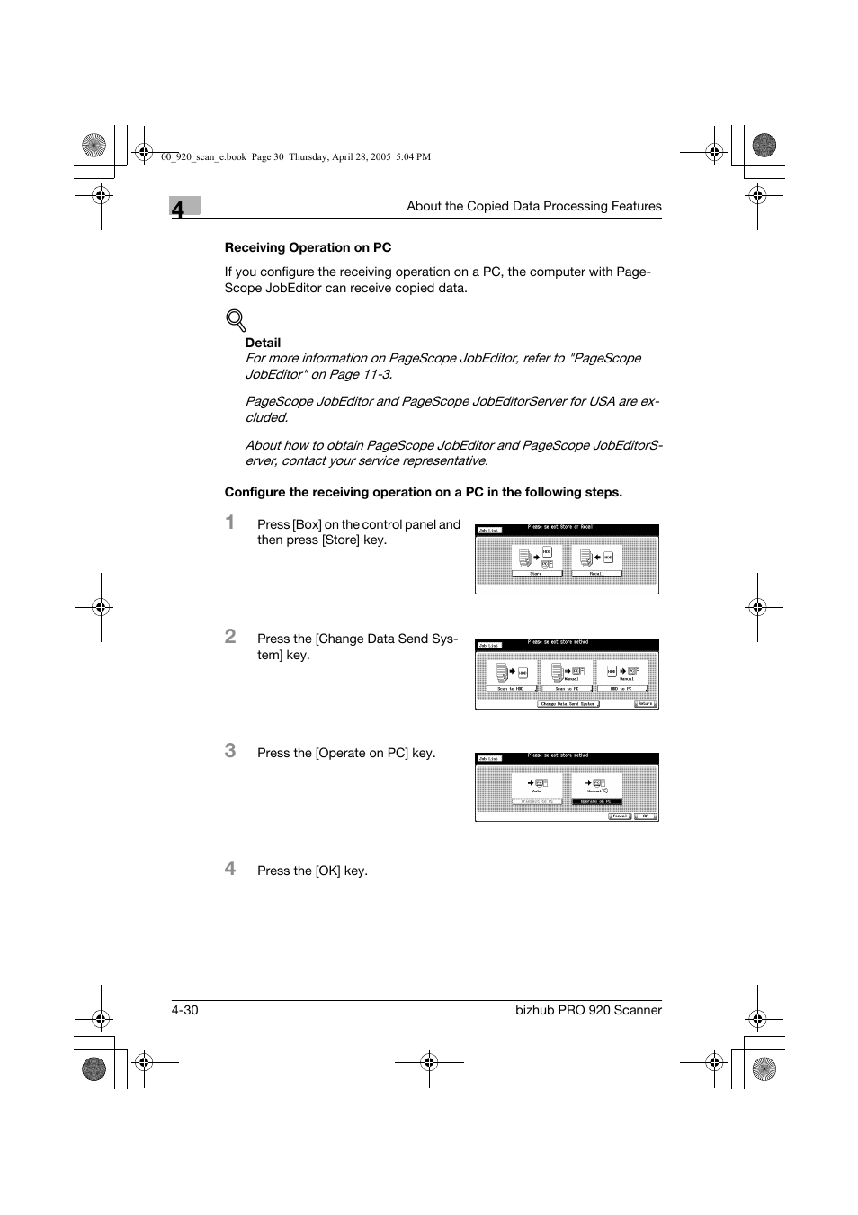 Konica Minolta bizhub PRO 920 User Manual | Page 65 / 178