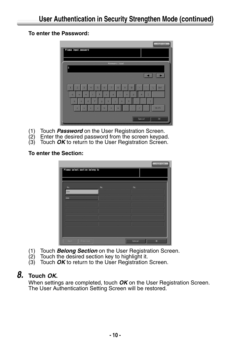 Konica Minolta BIZHUB PRO 1050 User Manual | Page 18 / 64