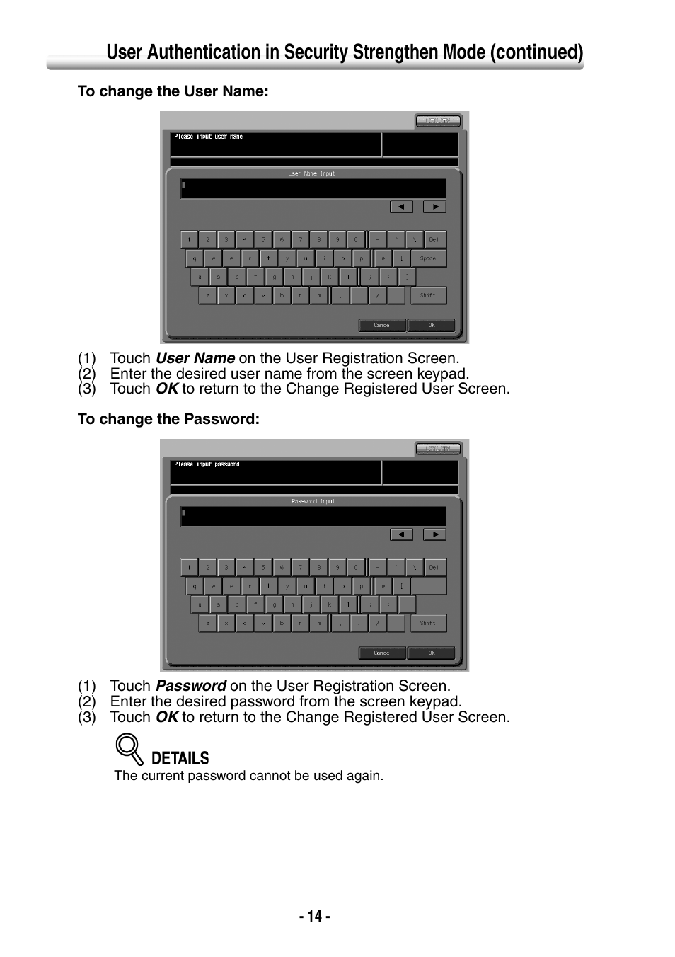 Konica Minolta BIZHUB PRO 1050 User Manual | Page 22 / 64