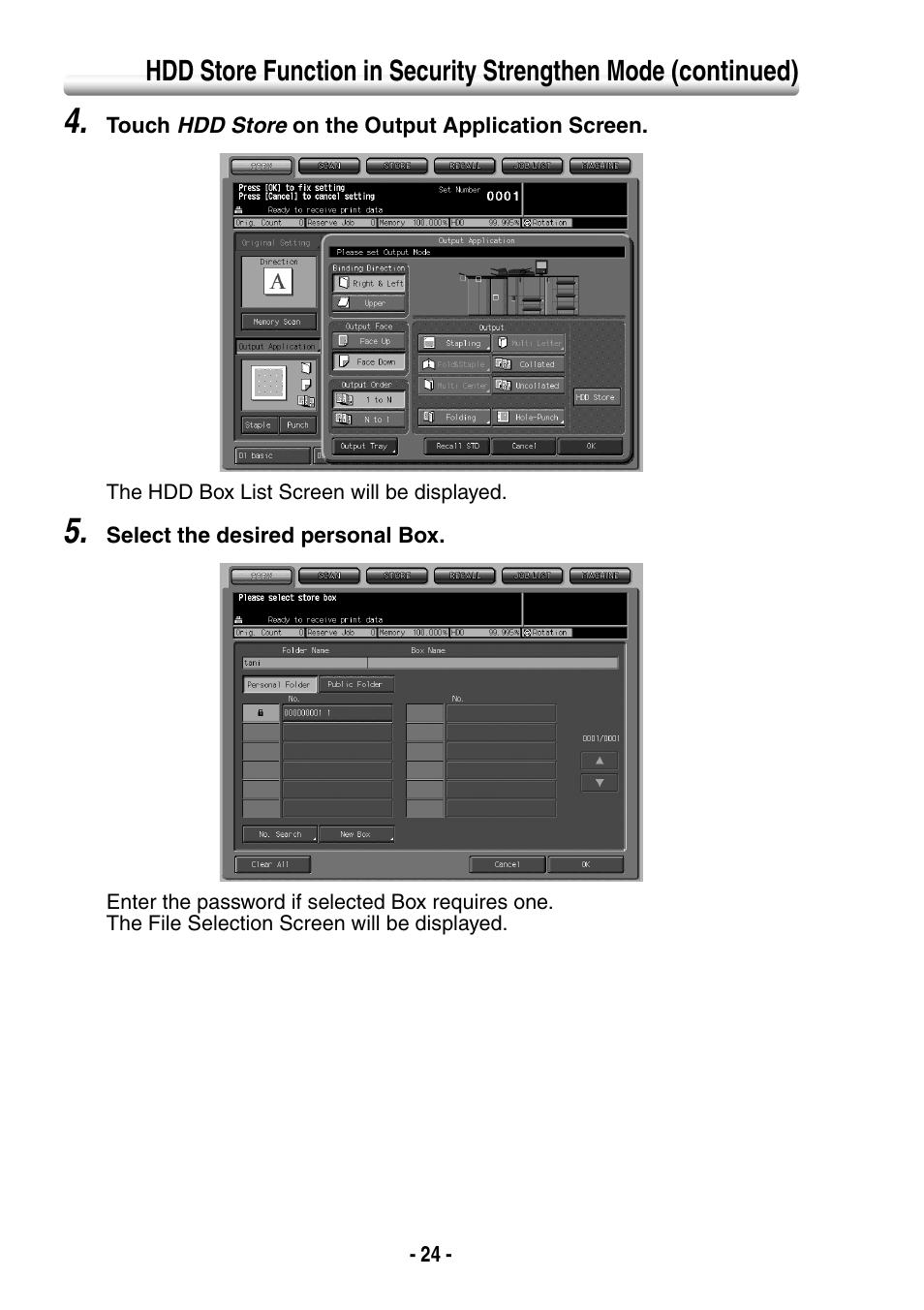 Konica Minolta BIZHUB PRO 1050 User Manual | Page 32 / 64
