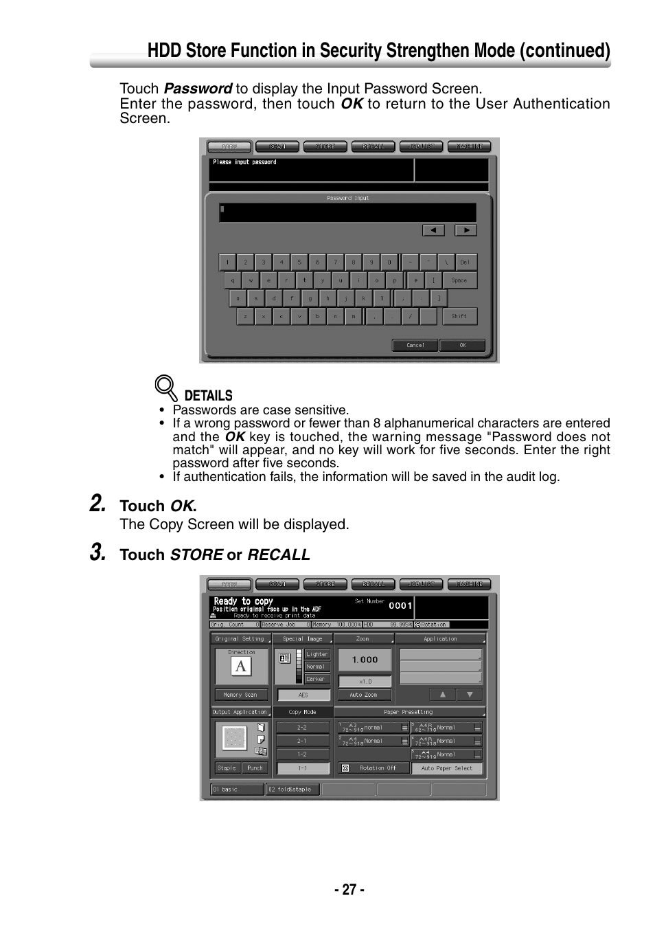 Konica Minolta BIZHUB PRO 1050 User Manual | Page 35 / 64