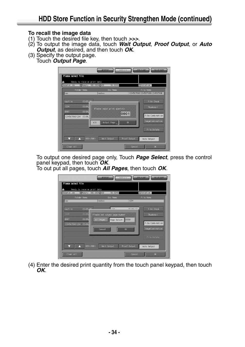 Konica Minolta BIZHUB PRO 1050 User Manual | Page 42 / 64