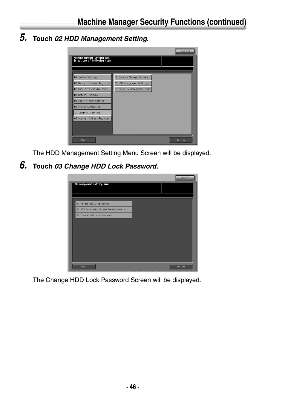 Konica Minolta BIZHUB PRO 1050 User Manual | Page 54 / 64
